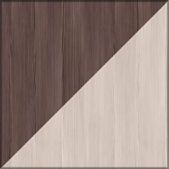 Прихожая Домино-мини + Шкаф для одежды Домино, цвет бодега тёмный/бодега светлый, ШхГхВ 148х36х202 см., универсальная сборка