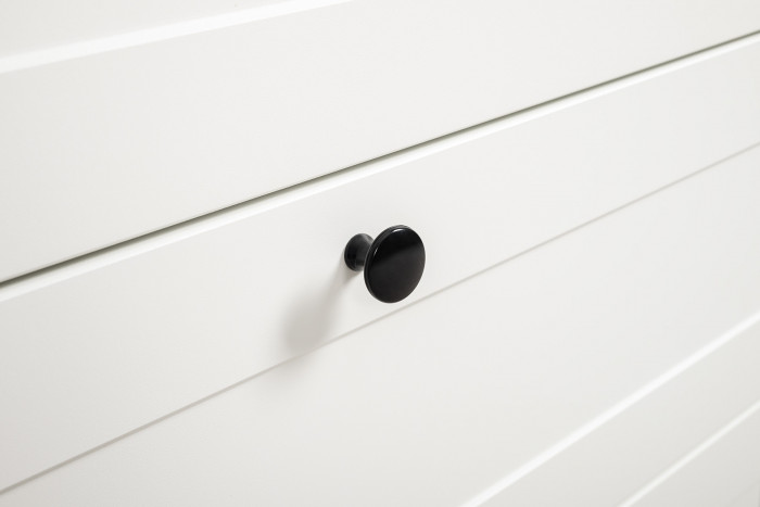 Остин 11.53 Кровать + ортопед + 16.240 Комод + 16.221 Комод, белый шагрень/дуб крафт золотой