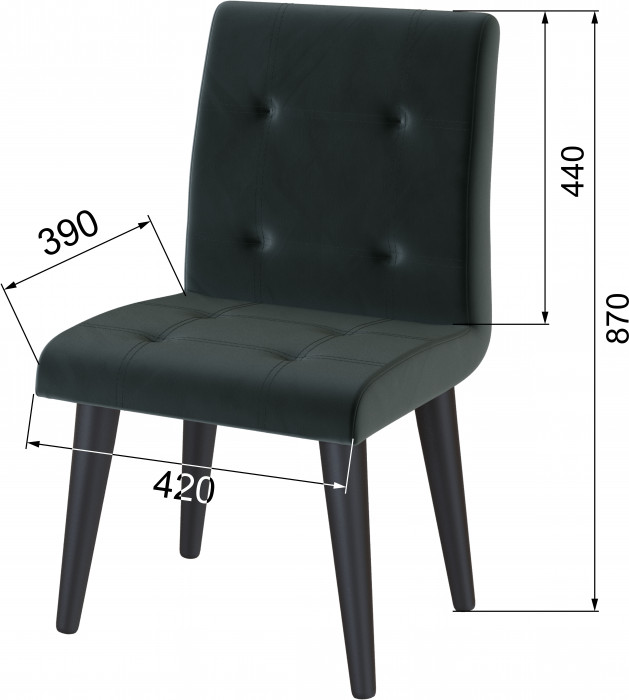 Стул Лилу черный