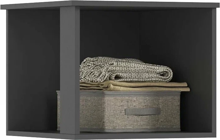 Норд Антресоль к пеналу угловому (Графит, Графит)