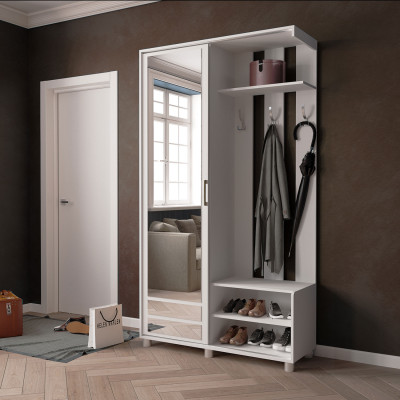 Прихожая Ларго-2 (2100х1150х420) белый