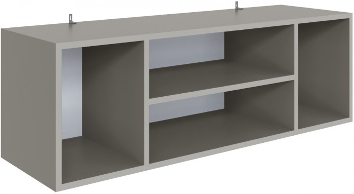 Полка навесная (открытая) Мадрид ПНО-3 (1,1) кашемир