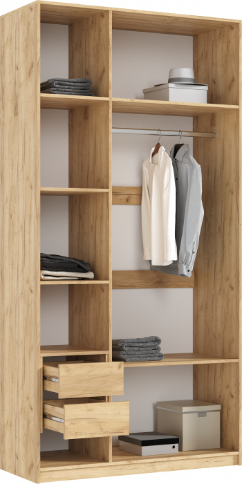 Модульная спальня Марвэл, Дуб крафт/Браш мени грин