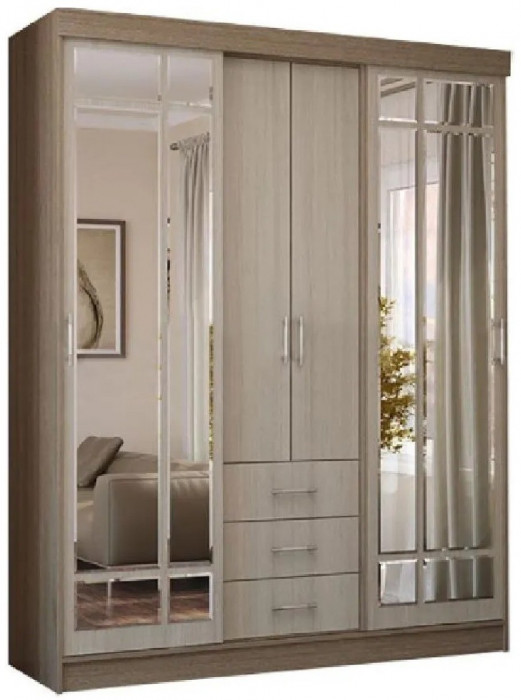 Шкаф-купе Маэстро (Венге / дуб беленый)
