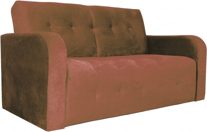 Диван прямой, материал велюр, цвет коричневый, для офиса, дома, гостиной, кухни Оксфорд