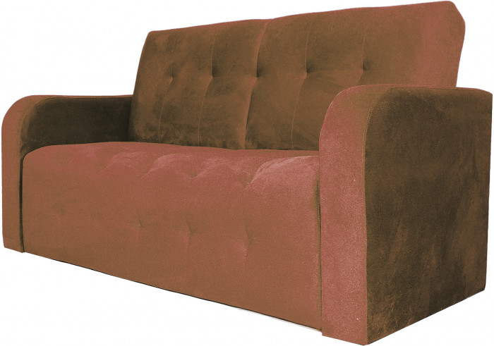 Диван прямой, материал велюр, цвет коричневый, для офиса, дома, гостиной, кухни Оксфорд