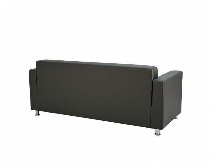 Диван прямой Томи, 180 см, экокожа, темно-серый