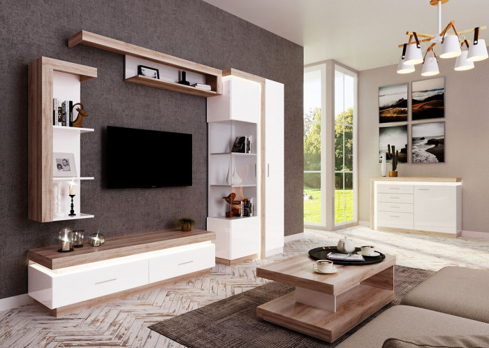 Шкаф-витрина Люмен 05