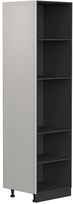 Фасад боковой Фьюжн для пенала Силки Лит Греи, 57.5×1.8×223.6 см