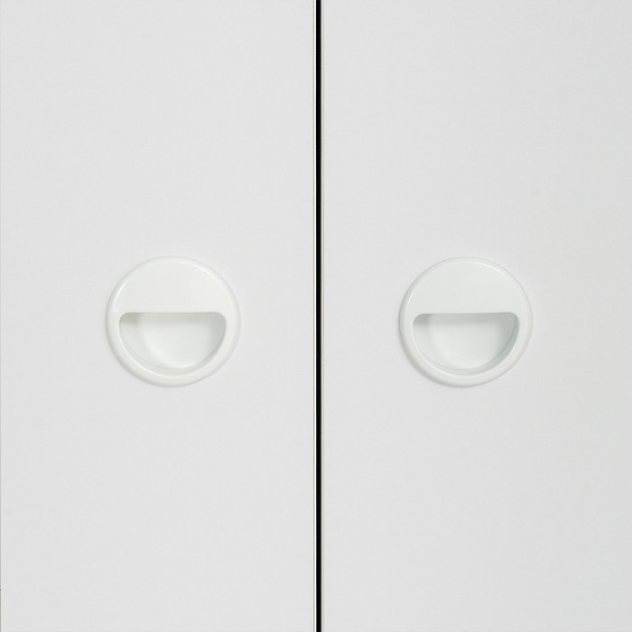 Вуди Компоновка № 25, цвет белый премиум/дуб крафт золотой, ШхГхВ 306х52,7х205 см., универсальная сборка