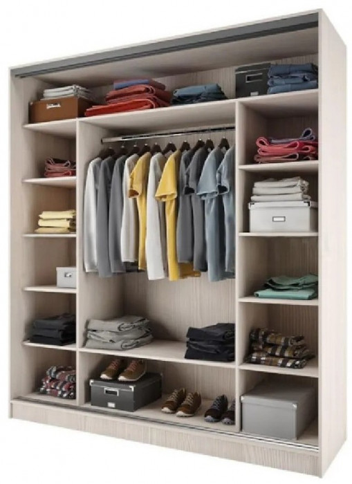 Шкаф-купе Тринити 6 NEW 2000 (Сандал светлый)