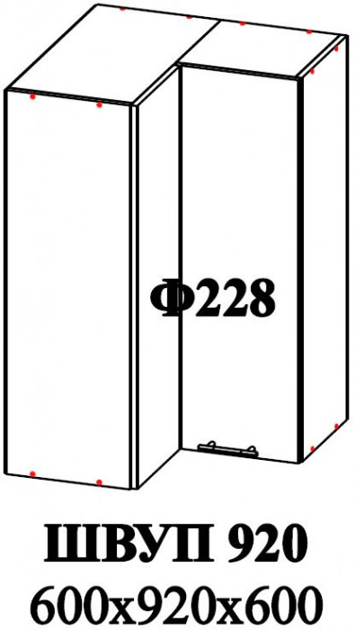 Ф-228 Мария (ШВУП 920) МДФ белый