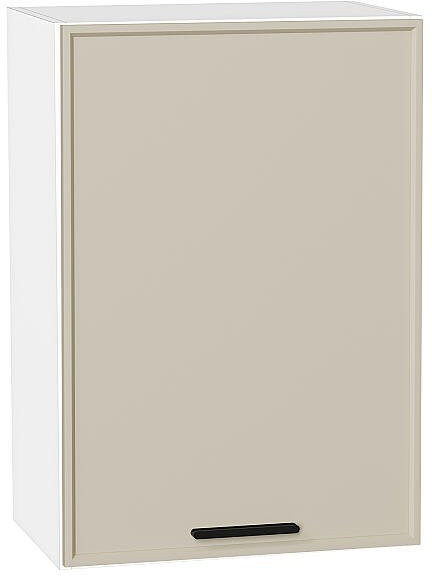 Кухонный гарнитур угловой Фрейм-03, МДФ, 220×200 см, Белый/Кремовый шелк (Пирит светлый)