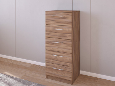 Комод 02/23 45х40х110 Орех/Орех