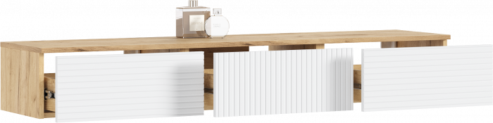 Флэш Полка косметическая (Браш Вайт, Дуб Крафт)