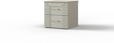 Прикроватная тумбочка "Карлин" - Персидский жемчуг/Шаде песочный