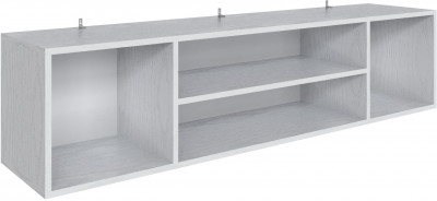 Полка навесная (открытая) Мадрид ПНО-3 (1,5) белый