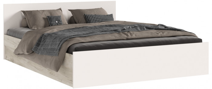 Кровать Бася 1,6м, Крафт серый/Кашемир