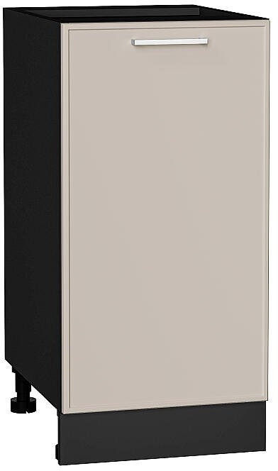 Кухонный гарнитур Квадро-01, МДФ, 300 см, Графит/Кашемир (Гранит белый)