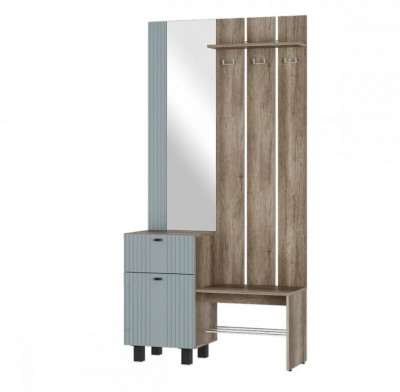 Прихожая "Олива" ПР-04 Дуб каньон/МФ11Шарли бриз