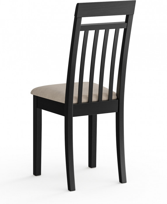 Стул Мебель--24 разборный Гольф-11, цвет венге, обивка ткань велюр капучино 25, ШхГхВ 40х40х100 см., от пола до верха сиденья 47 см.