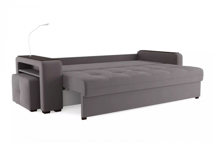 Диван Smart 4 пуф слева Б4-3т-Б3 СК Велюр Velutto 19