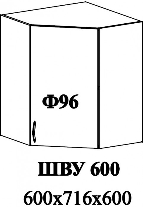 Ф-96 Катрин (ШВУ 600) МДФ крем