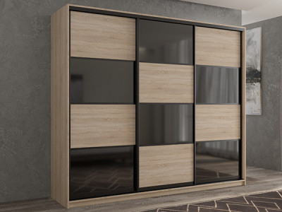 Шкаф-купе Кааппи 13 Сонома Светлый 180х45х230 см