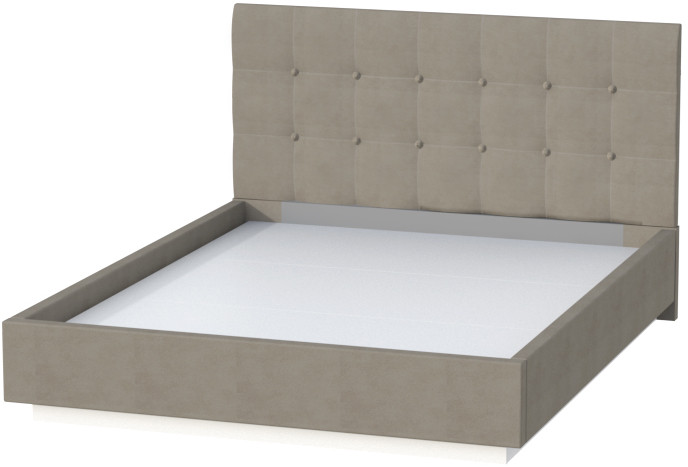 Кровать "Квадрат" арт.004 с настилом ЛДСП, 140х200 - Alysia 005