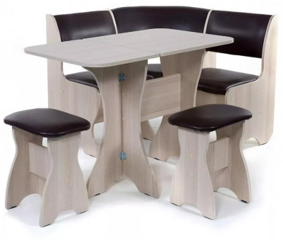 Кухонный набор Тюльпан-мини ясень светлый/умбер