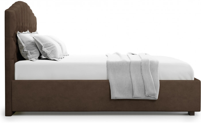 Кровать Lugano 160 с подъемным механизмом, Velutto 23