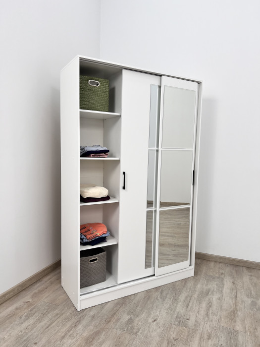 Шкаф-купе Стиль-2 1400, Дуб крафт золотой/Графит серый