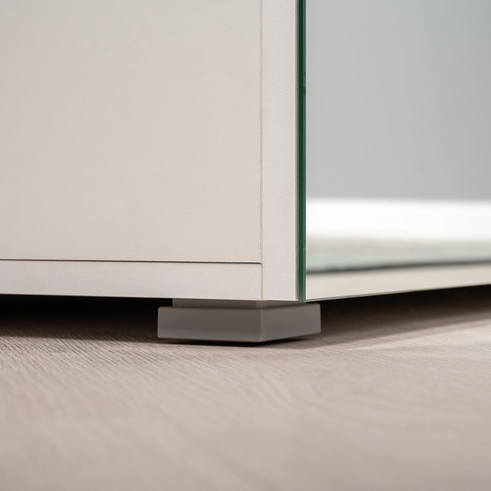 Октава Прихожая 31, белый шагрень/дуб крафт золотой/фасады МДФ белый шагрень