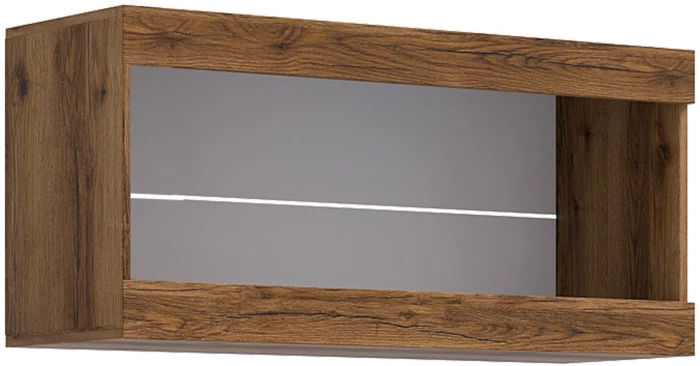 Прага Модульная Гостиная, вариант №4, делано/Черный глянец