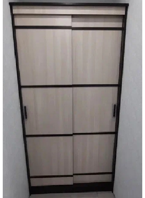 Шкаф-купе двухдверный Сакура, венге/лоредо