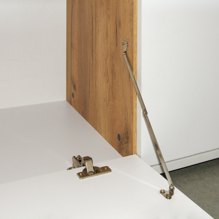 Бэль № 08, цвет дуб крафт золотой/белый премиум, НЕ универсальная сборка