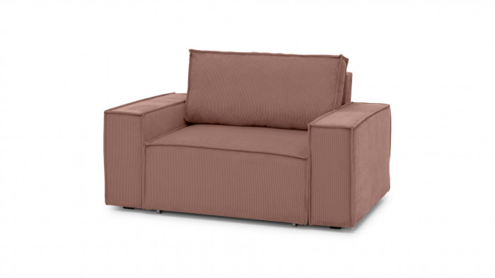 Кресло Софт 2 Cilium Coral 152*103*90 см, Розовый Вельвет Дельфин Фиеста