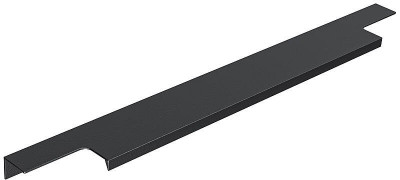 Ручка торцевая мебельная Т-2 Черный матовый, 1.5×4×34.6 см