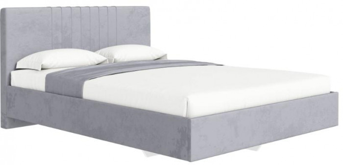 Кровать с латами Соло 160*200, Серый