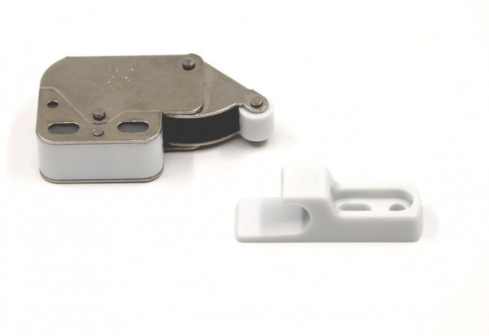 Защелка мебельная MINI LATCH (никель) арт.188