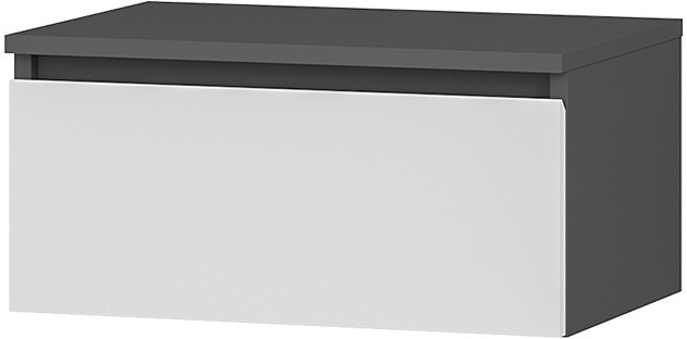 Тумба прикроватная Шарм ТБ-11, Графит, Белый