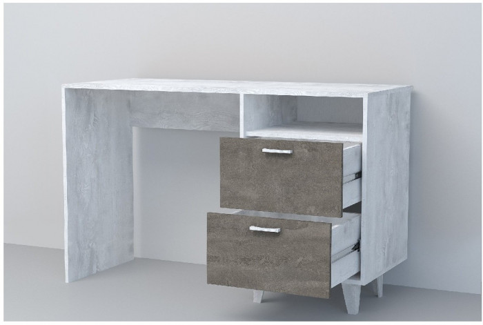 Эго Стол Ст-3 НГ (Глянец Белый/Дуб Крафт Золотой)