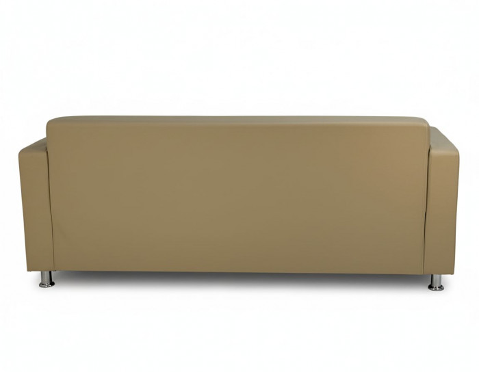 Диван прямой Томи, 200 см, экокожа, бежевый