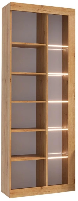 Прага Модульная Гостиная, вариант №5, вотан/Белый глянец