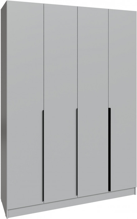 Шкаф Мадрид (1,6) без зеркала, Камень серый