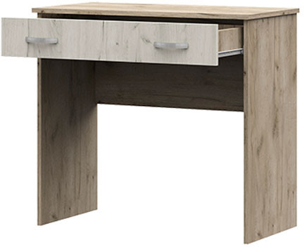 СТ 551М Бася ЛДСП стол макияжный дуб крафт серый/дуб крафт белый