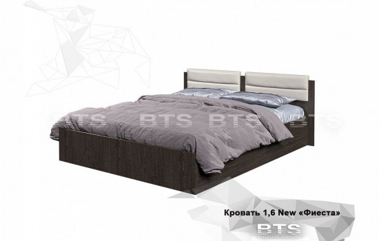 Кровать Фиеста 160 New (Венге / лоредо)