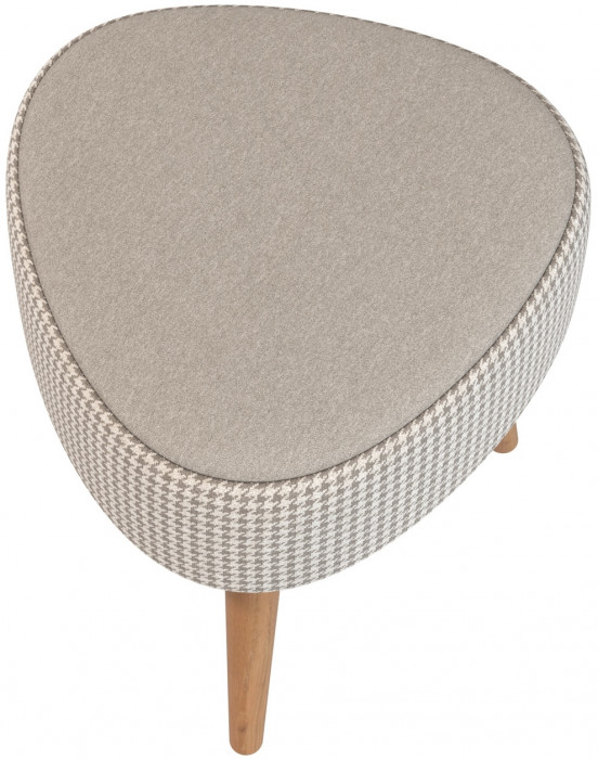 Банкетка 6-5134ТКбеж Ева, ткань бежевая с рисунком