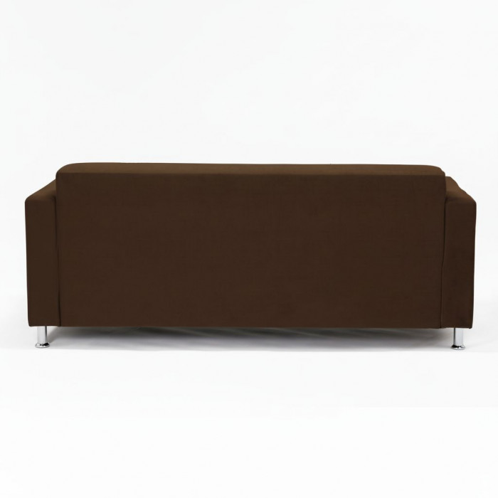 Диван прямой Томи, 160 см, велюр, коричневый