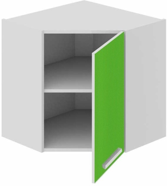 Кухня Премьера Шкаф угол 600, зеленый металлик, склад